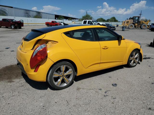KMHTC6AD2FU241855 - 2015 HYUNDAI VELOSTER YELLOW photo 3
