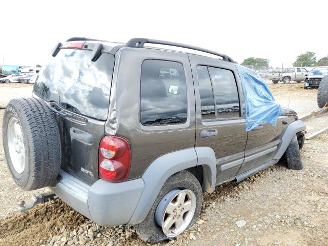 1J4GL48K75W665169 - 2005 JEEP LIBERTY 4X SPORT GRAY photo 3