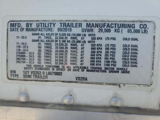 1UYVS2539L6079802 - 2020 UTILITY TRAILER Ağ foto 10