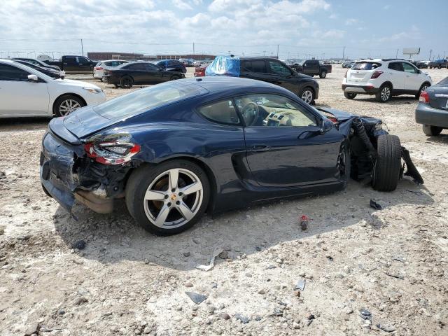 WP0AA2A82EK174407 - 2014 PORSCHE CAYMAN BLUE photo 3