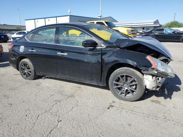 3N1AB7AP2EY256840 - 2014 NISSAN SENTRA S BLACK photo 4