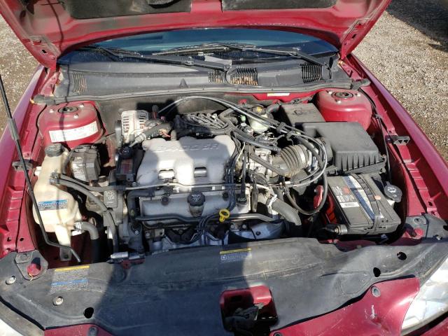 1G2NE52E35M212473 - 2005 PONTIAC GRAND AM SE RED photo 11