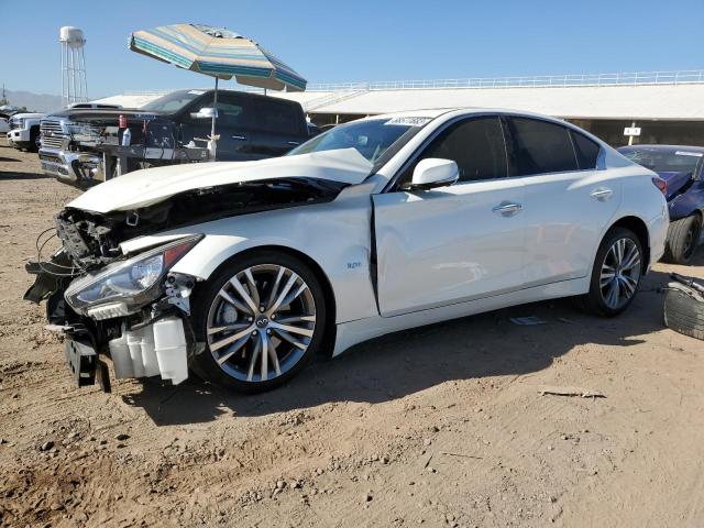 JN1EV7AP6JM592125 - 2018 INFINITI Q50 LUXE WHITE photo 1