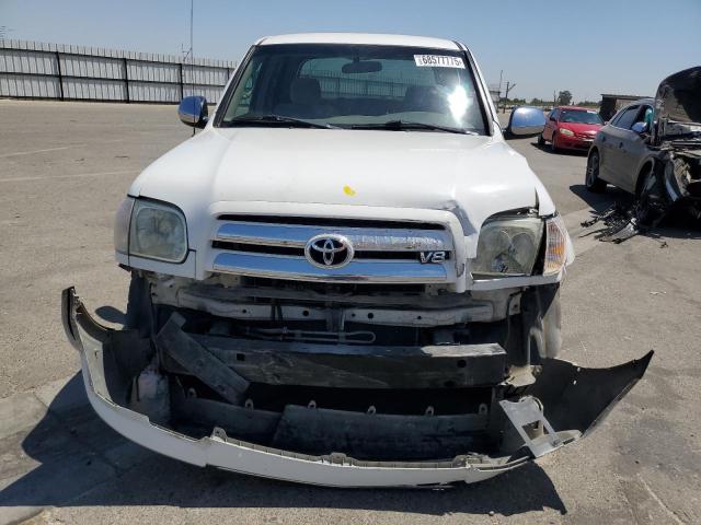5TBET34115S470486 - 2005 TOYOTA TUNDRA DOUBLE CAB SR5 WHITE photo 5