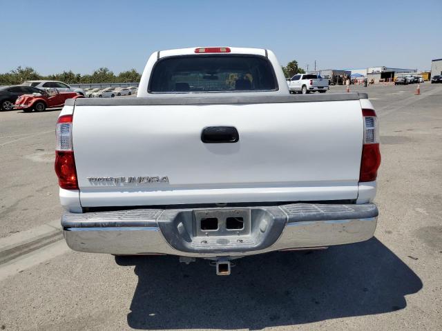5TBET34115S470486 - 2005 TOYOTA TUNDRA DOUBLE CAB SR5 WHITE photo 6