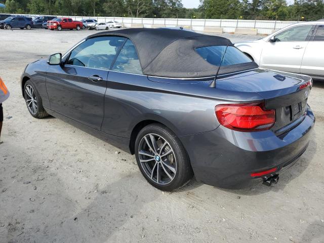 WBA2M7C54JVD51303 - 2018 BMW 230I GRAY photo 2