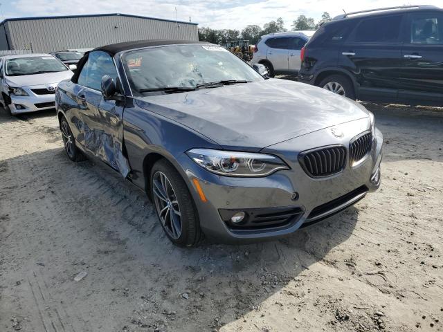 WBA2M7C54JVD51303 - 2018 BMW 230I GRAY photo 4