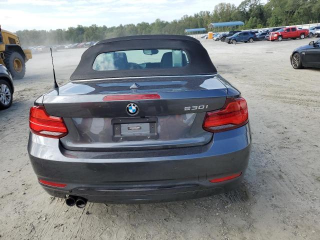 WBA2M7C54JVD51303 - 2018 BMW 230I GRAY photo 6