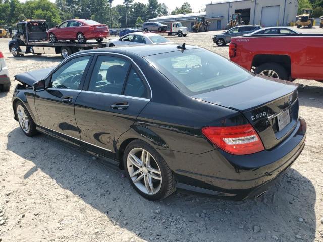 WDDGF8AB4ER315095 - 2014 MERCEDES-BENZ C 300 4MATIC BLACK photo 2