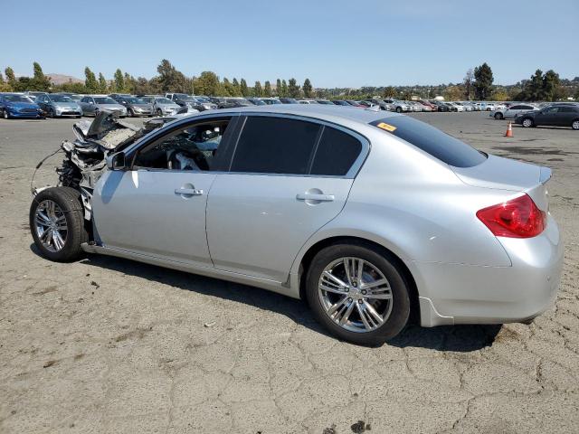 JN1CV6AP5DM719114 - 2013 INFINITI G37 BASE SILVER photo 2