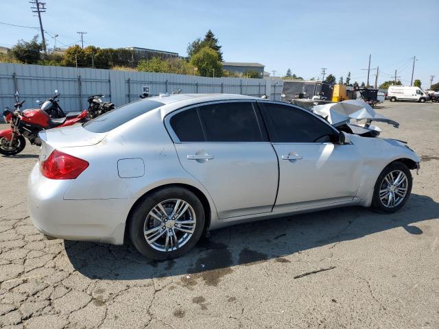 JN1CV6AP5DM719114 - 2013 INFINITI G37 BASE SILVER photo 3