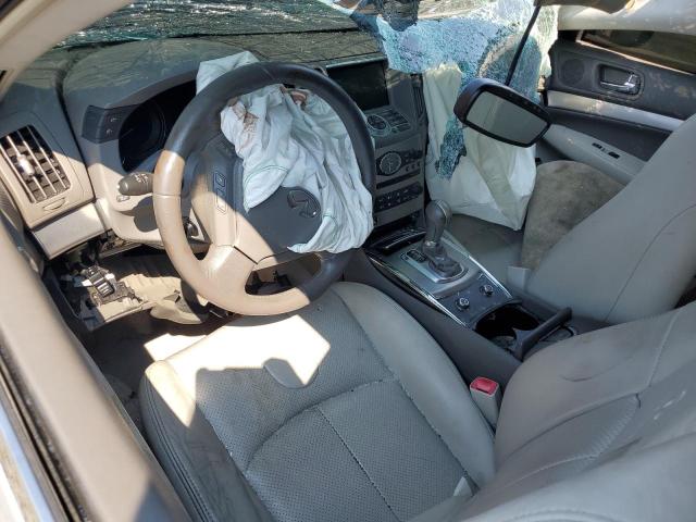 JN1CV6AP5DM719114 - 2013 INFINITI G37 BASE SILVER photo 8