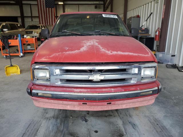 1GCCS19W7T8203865 - 1996 CHEVROLET S10 S10 RED photo 5