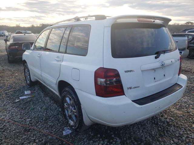 JTEHP21A170195064 - 2007 TOYOTA HIGHLANDER SPORT WHITE photo 2