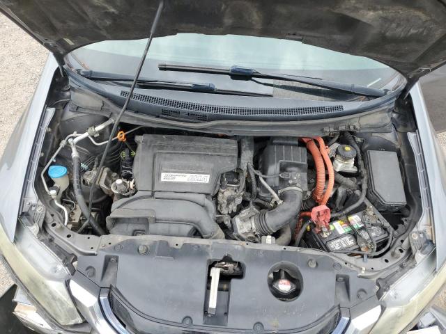 19XFB4F38DE000628 - 2013 HONDA CIVIC HYBRID L SILVER photo 11