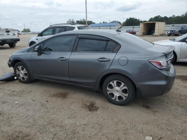 19XFB4F38DE000628 - 2013 HONDA CIVIC HYBRID L SILVER photo 2