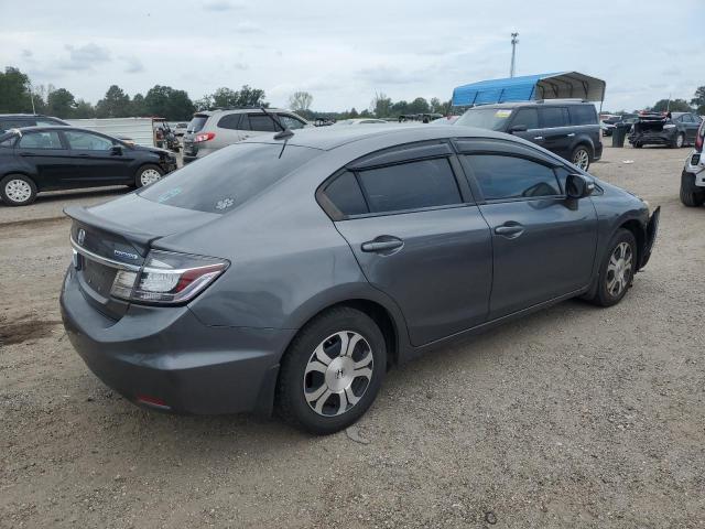 19XFB4F38DE000628 - 2013 HONDA CIVIC HYBRID L SILVER photo 3