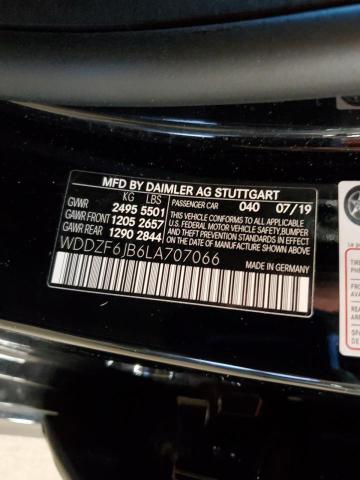 WDDZF6JB6LA707066 - 2020 MERCEDES-BENZ E 450 4MATIC BLACK photo 12