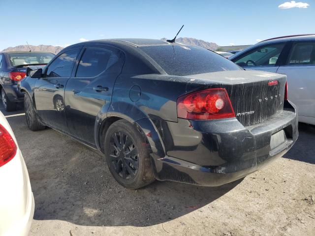 1B3BD4FB6BN617049 - 2011 DODGE AVENGER EXPRESS Czarny zdjęcie 2