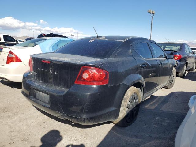 1B3BD4FB6BN617049 - 2011 DODGE AVENGER EXPRESS Czarny zdjęcie 3