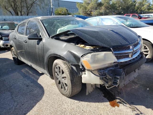 1B3BD4FB6BN617049 - 2011 DODGE AVENGER EXPRESS Czarny zdjęcie 4