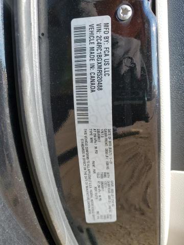 2C4RC1BGXMR520488 - 2021 CHRYSLER PACIFICA TOURING L BLACK photo 13