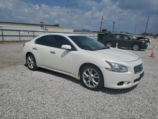 1N4AA5AP4DC811563 - 2013 NISSAN MAXIMA S WHITE photo 4