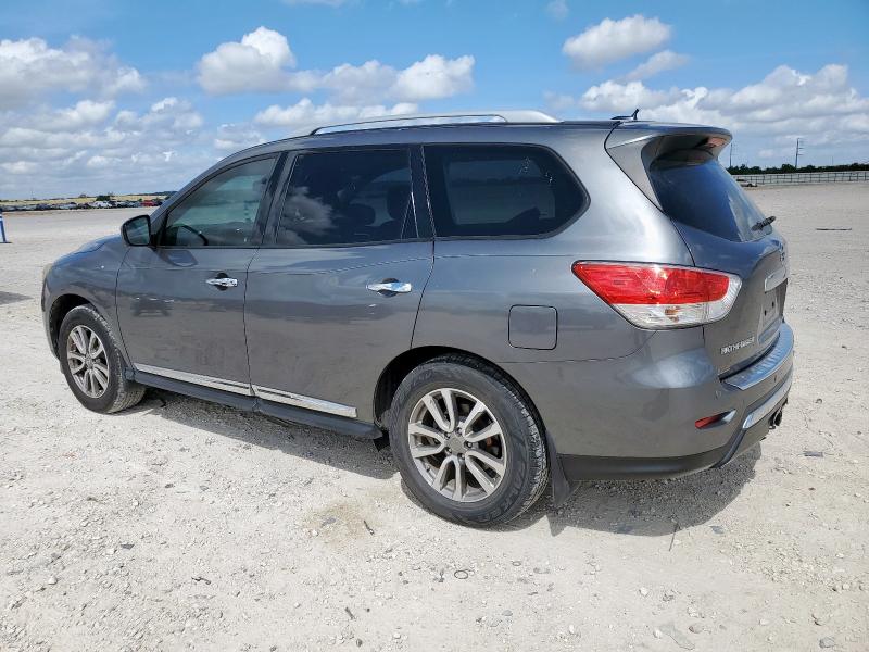 5N1AR2MM6FC693923 - 2015 NISSAN PATHFINDER S Մոխրագույն լուսանկար 2