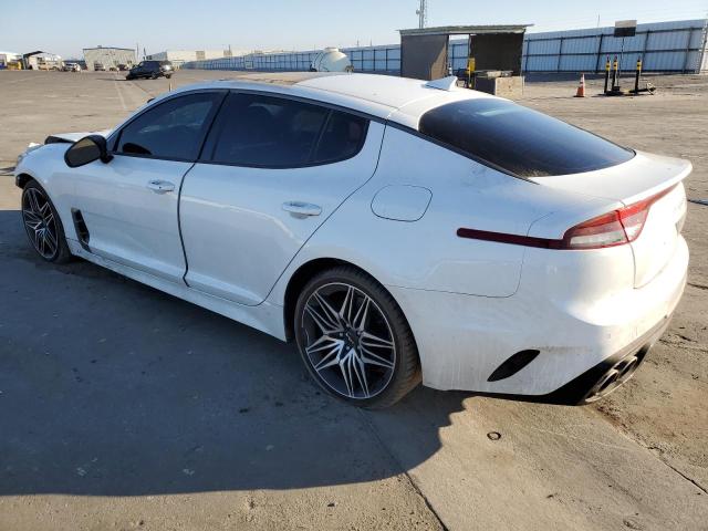 KNAE55LC3P6126173 - 2023 KIA STINGER GT2 WHITE photo 2