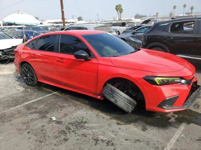2HGFE2F51NH555733 - 2022 HONDA CIVIC SPORT RED photo 4