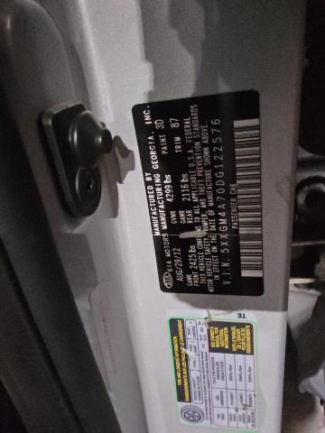 5XXGM4A70DG122576 - 2013 KIA OPTIMA LX 银色 照片 12