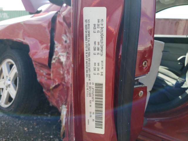 1J8FT47W37D106716 - 2007 JEEP COMPASS RED photo 12