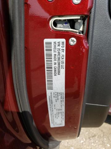 2C4RC3BG3MR550864 - 2021 CHRYSLER PACIFICA TOURING L Բորդո լուսանկար 13