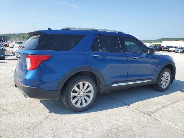 1FMSK7FH5LGD03517 - 2020 FORD EXPLORER LIMITED Կապույտ լուսանկար 3
