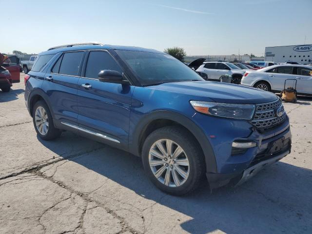 1FMSK7FH5LGD03517 - 2020 FORD EXPLORER LIMITED Կապույտ լուսանկար 4