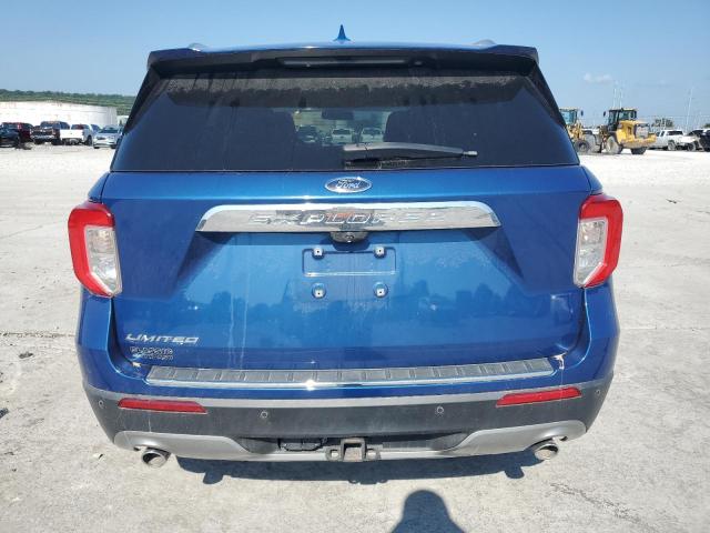 1FMSK7FH5LGD03517 - 2020 FORD EXPLORER LIMITED Կապույտ լուսանկար 6