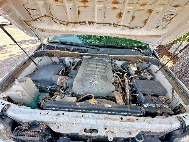 5TFCV54167X004537 - 2007 TOYT TUNDRA DOUBLE CAB SR5 WHITE photo 7
