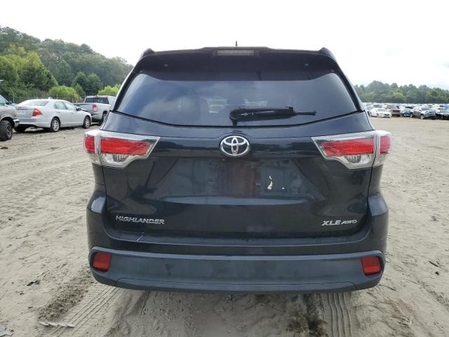 5TDJKRFH9FS142014 - 2015 TOYOTA HIGHLANDER XLE შავი ფოტო 6