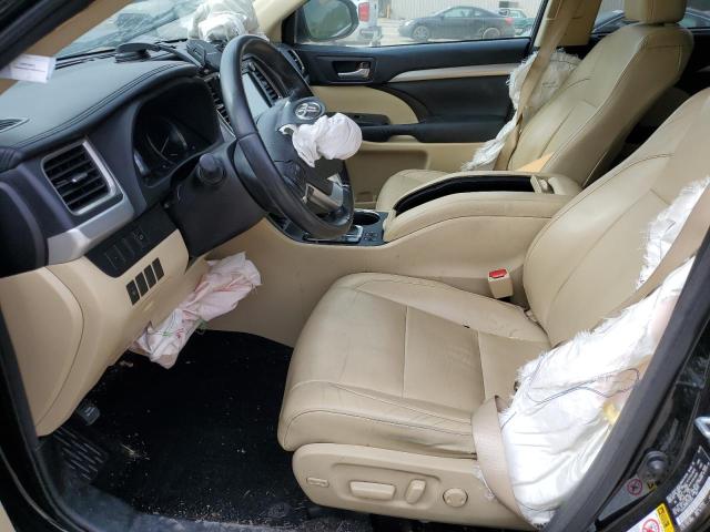 5TDJKRFH9FS142014 - 2015 TOYOTA HIGHLANDER XLE შავი ფოტო 7