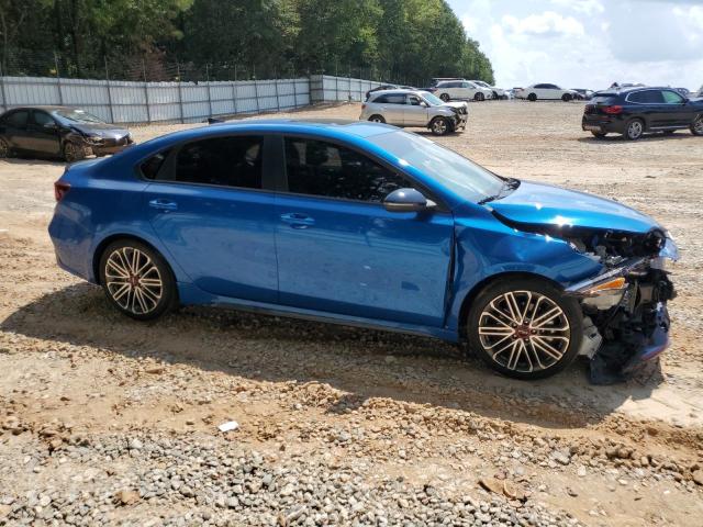 3KPF44AC8NE443915 - 2022 KIA FORTE GT BLUE photo 4