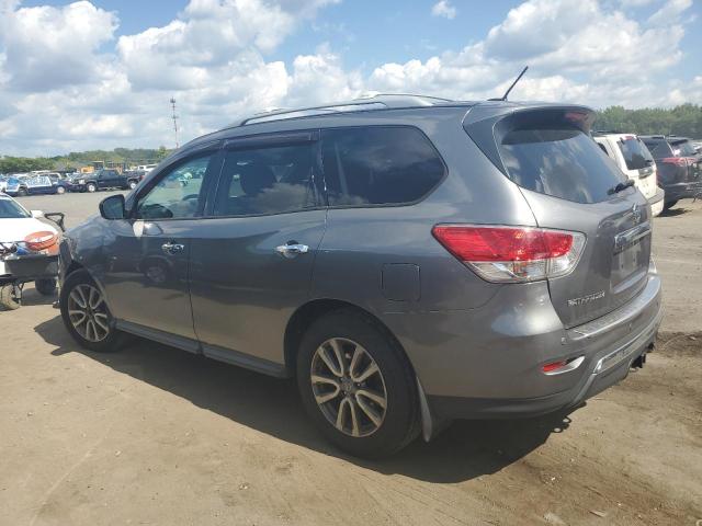 5N1AR2MM9FC676145 - 2015 NISSAN PATHFINDER S GRAY photo 2
