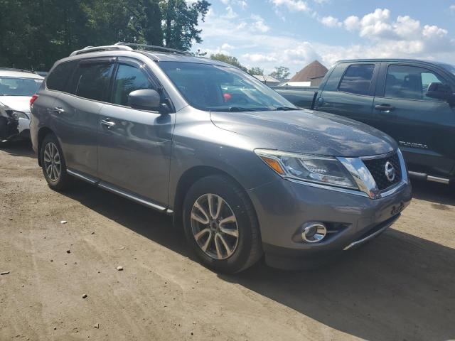 5N1AR2MM9FC676145 - 2015 NISSAN PATHFINDER S GRAY photo 4