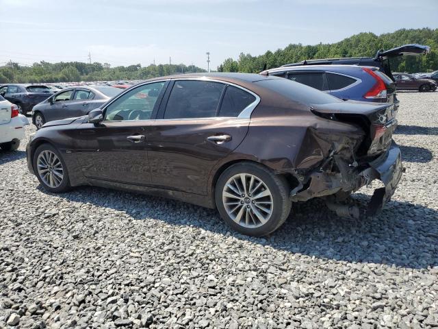 JN1EV7AR7JM610620 - 2018 INFINITI Q50 LUXE 棕色 照片 2