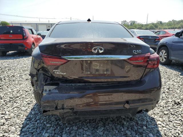 JN1EV7AR7JM610620 - 2018 INFINITI Q50 LUXE 棕色 照片 6