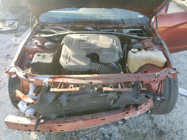 2C3CDXBG3LH234268 - 2020 DODGE CHARGER SXT ORANGE photo 11