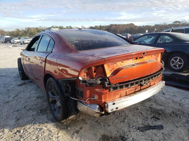 2C3CDXBG3LH234268 - 2020 DODGE CHARGER SXT ORANGE photo 2