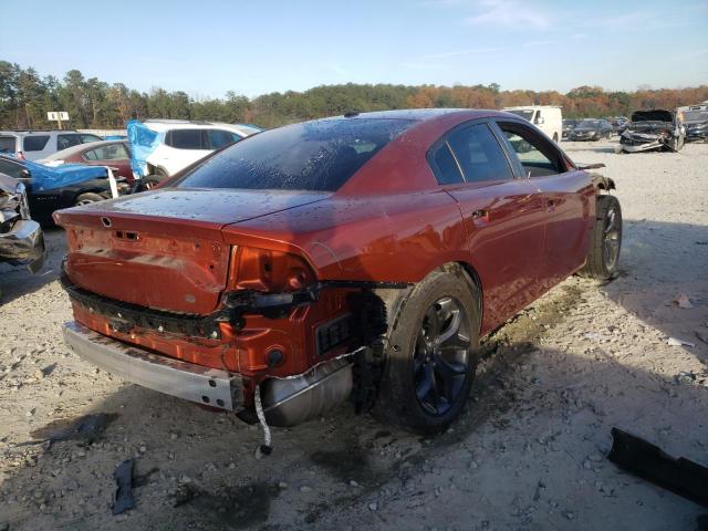 2C3CDXBG3LH234268 - 2020 DODGE CHARGER SXT ORANGE photo 3