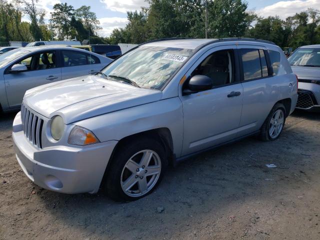 1J8FF47WX7D122516 - 2007 JEEP COMPASS SILVER photo 1