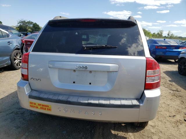 1J8FF47WX7D122516 - 2007 JEEP COMPASS SILVER photo 6