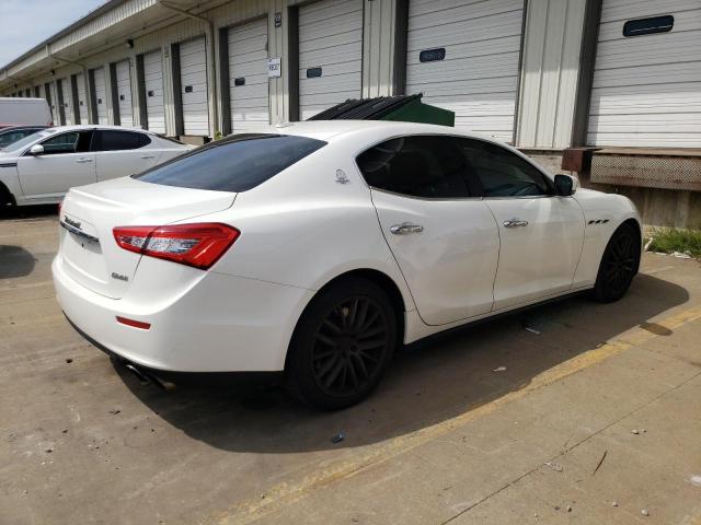 ZAM57XSA1F1140900 - 2015 MASERATI GHIBLI WHITE photo 3